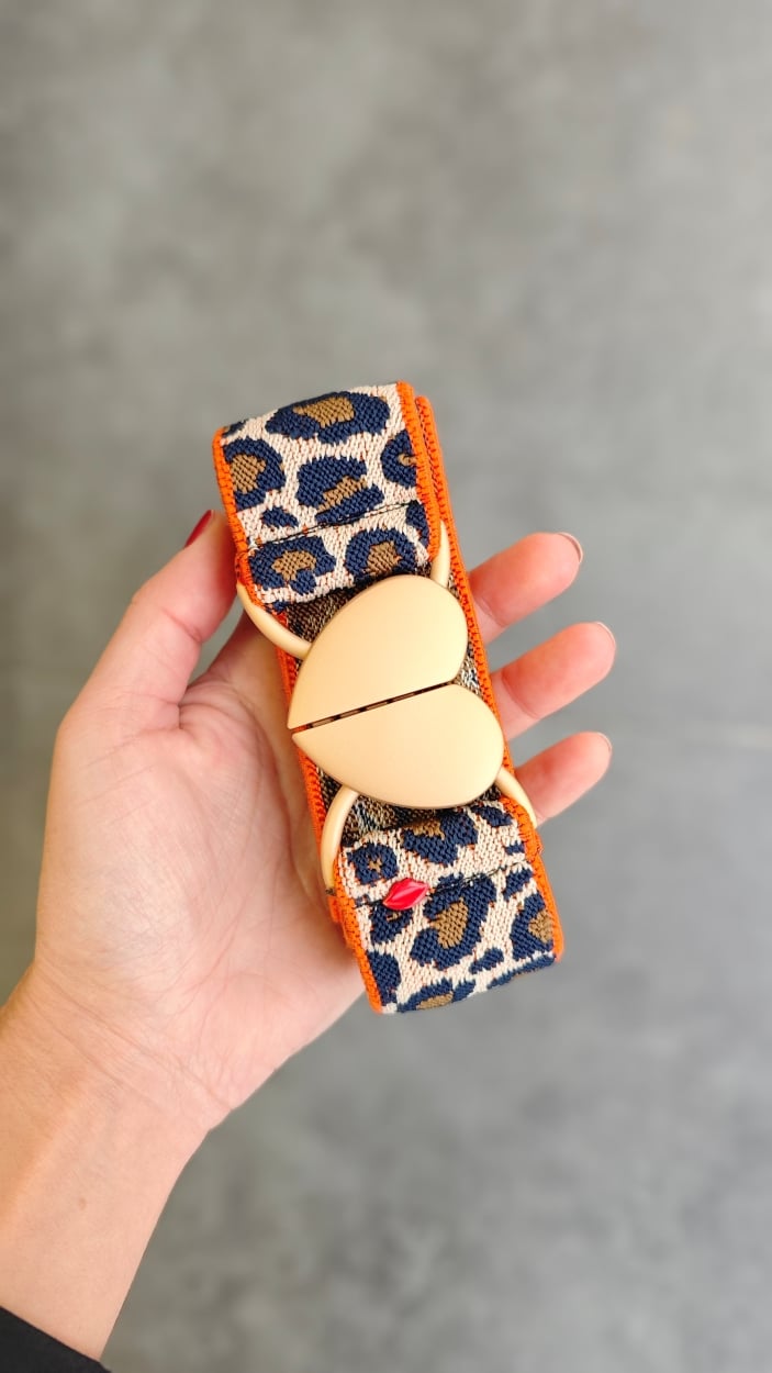 ceinture-elastique-thelma-leopard-liseré-orange