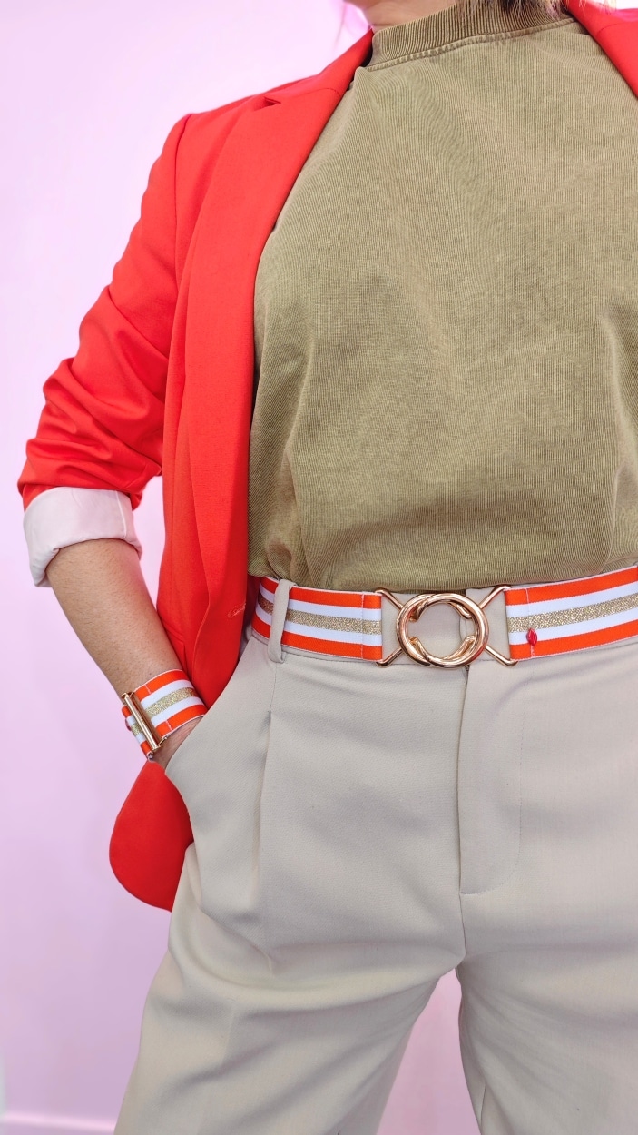 ceinture-elastique-clara-orange-doree-portee3