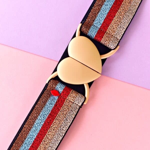 ceinture élastique lurex multicolore Stefania