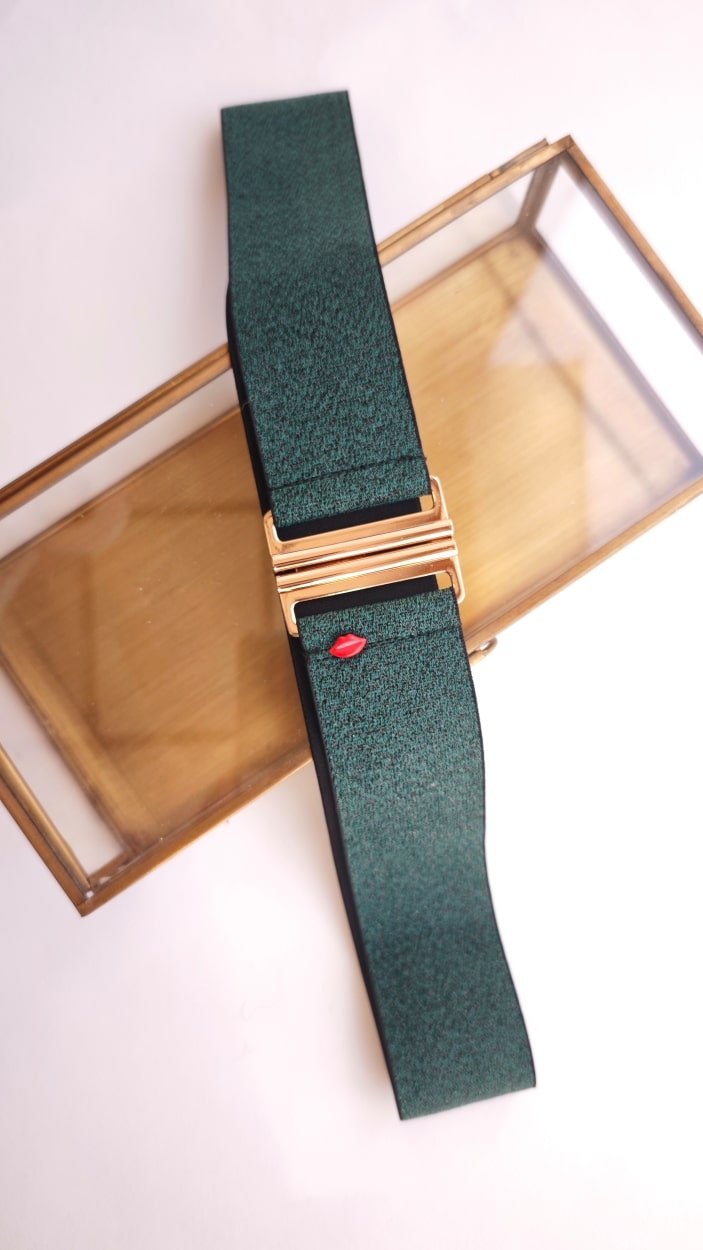 ceinture-elastique-lorena-vert-pailleté3