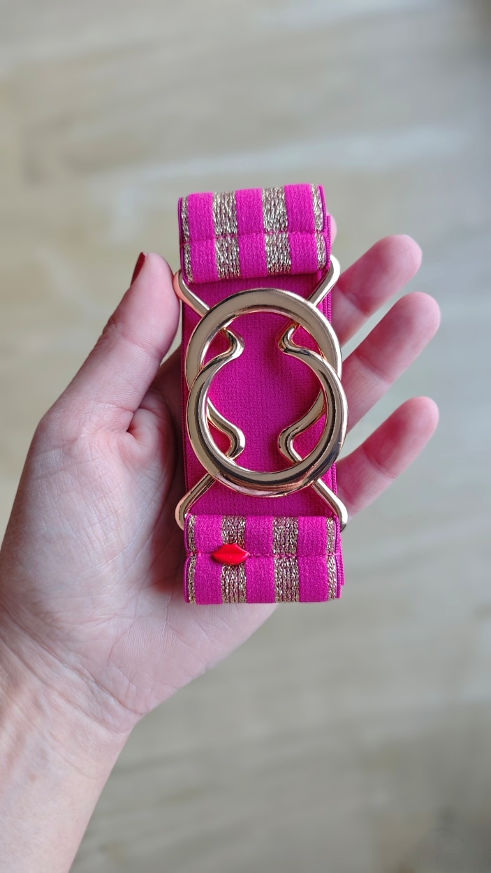 ceinture-elastique-katia-rose-fuchsia-8-doré