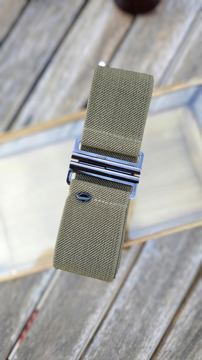 ceinture-élastique-kaki-homme2