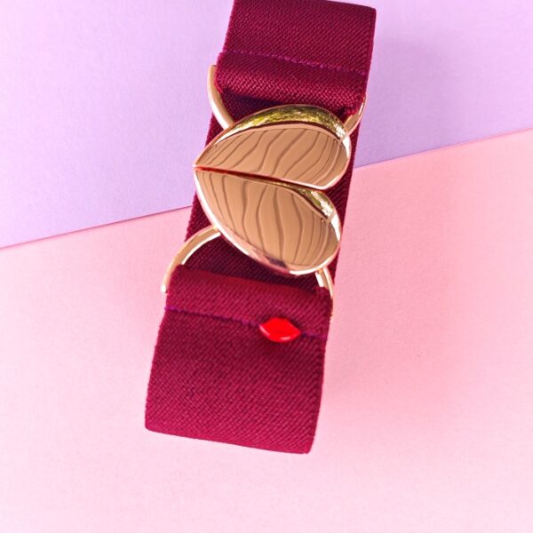 ceinture-elastique-eva-bordeaux-coeur-cuivré