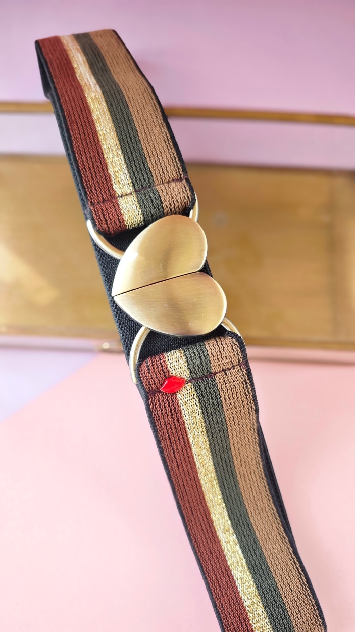 ceinture élastique multicolore Graziella