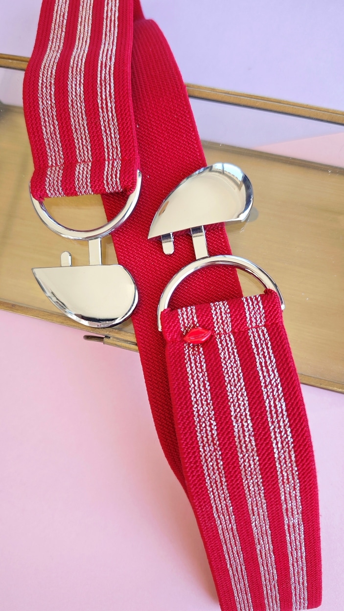 ceinture-elastique-rouge-et-argentée-carmela6