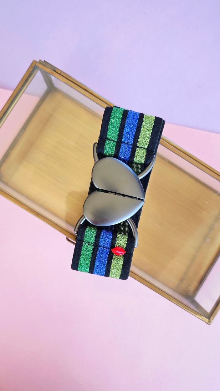 ceinture-elastique-vert-pailleté-veronika4