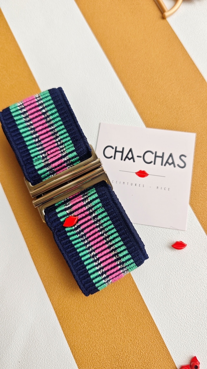 vanessa-rose-et-verte-boucle-simple-argentée