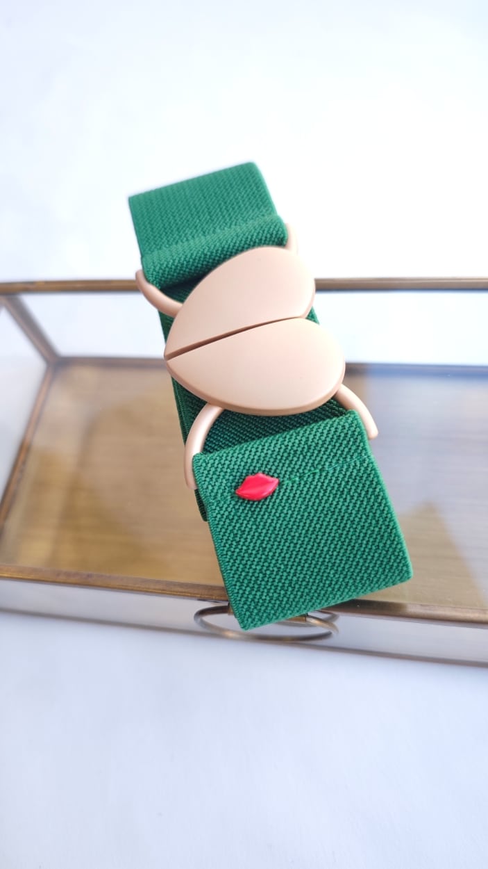 ceinture-elastique-femme-anouchka-vert-sapin