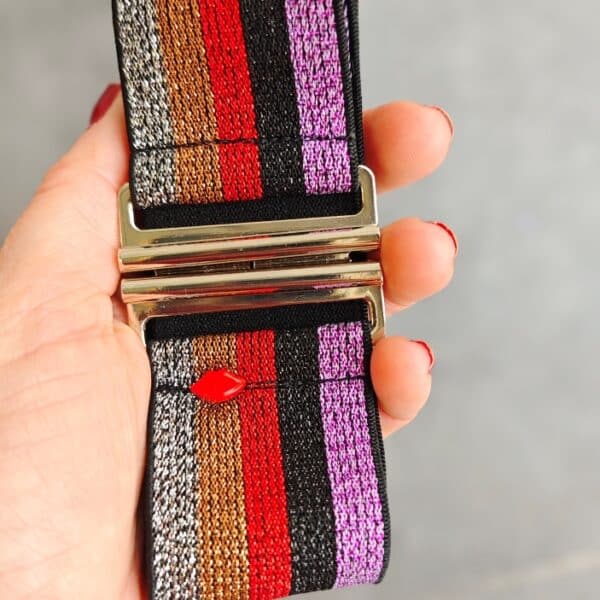 ceinture-elastique-cristina-argentée-simple