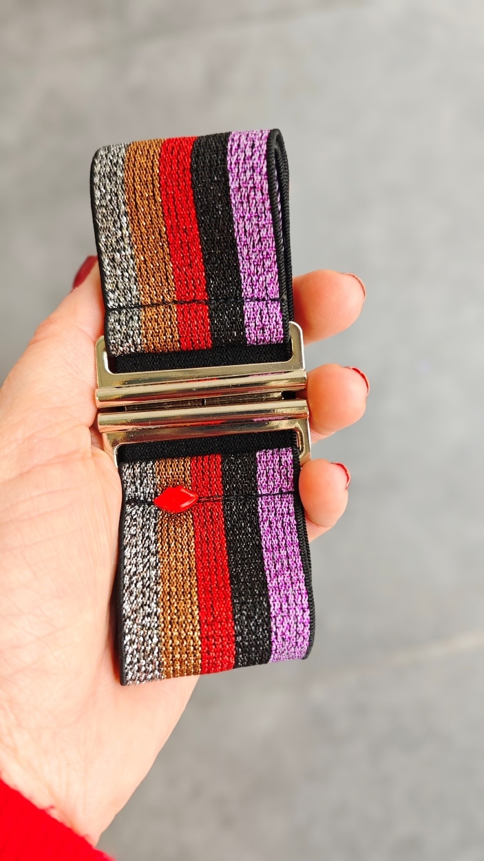 ceinture-elastique-cristina-argentée-simple