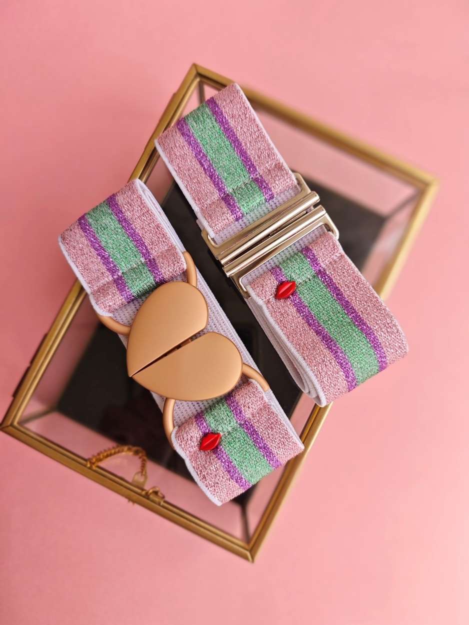 ceinture-elastique-lina-rose-bonbon-violet-vert-menthe-duo3