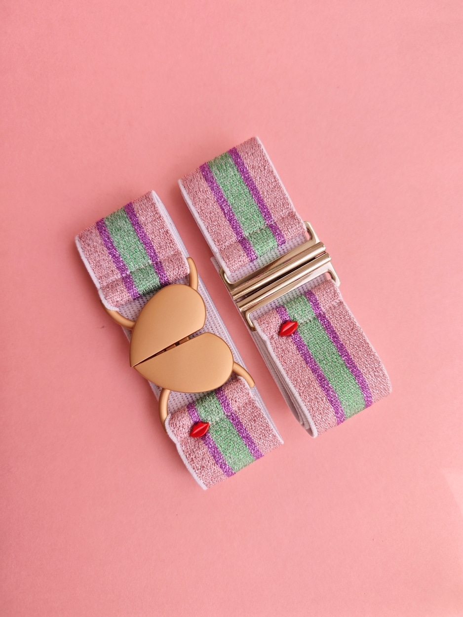 ceinture-elastique-lina-rose-bonbon-violet-vert-menthe-duo4