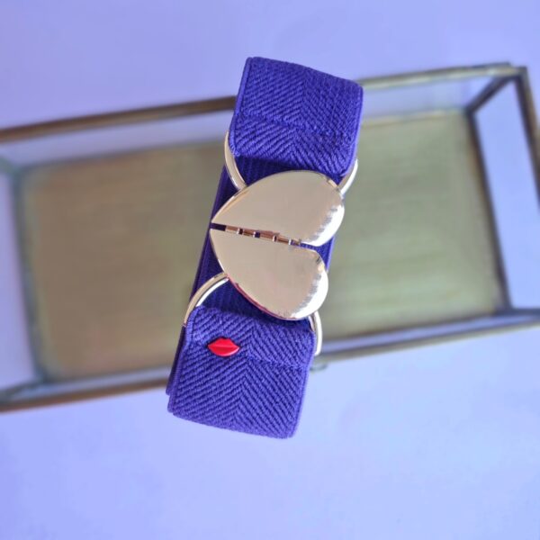 ceinture-elastique-violetta-violet-coeur