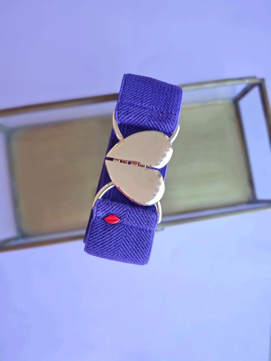ceinture-elastique-violetta-violet-coeur