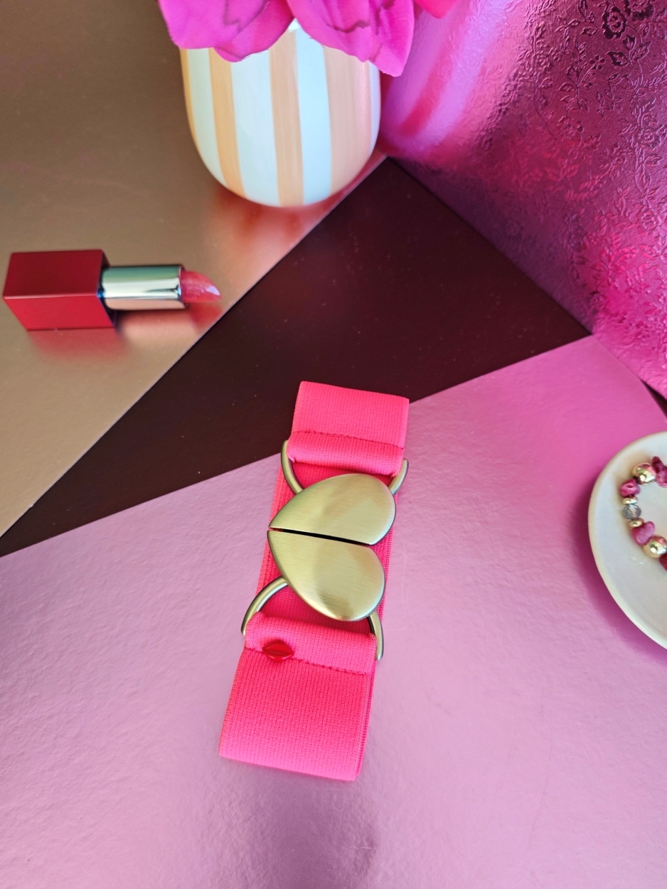 ceinture-elastique-rose-fluo-ilaria