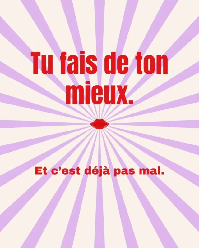 Pas toujours facile de tout gérer en même temps hein ?! 🤯
Créer. Communiquer. Inventer. Répondre. Poster. Filmer. Emballer. Imaginer. Anticiper... Et recommencer.

Je ne te cache pas qu'il y a des jours où je me sens complètement dépassée.
Je vois passer ces photos canons, ces feeds impeccables, ces reels qui cartonnent…
Et parfois (très souvent) je me compare, avec cette petite voix pleine de doutes : est-ce que moi aussi je suis "assez" ?
Assez pro. Assez créative. Assez bien. Et aussi : Assez maman. Assez présente...
La réponse ? Pas tous les jours. Et c’est OK !

Chaque jour, je fais de mon mieux. Pas toujours parfaitement, pas toujours dans les temps, pas toujours avec le smile...mais toujours avec le cœur 💖 (Tant pis pour l'algo et les réels qui floppent 😅)

J'essaie de prendre du recul et d’être plus indulgente avec moi-même. De célébrer les petites victoires, de me féliciter de faire de mon mieux, de RESPIRER. Et ça fait du bien. 

Alors BRAVO à toi si tu jongles aussi entre mille casquettes.
Tu n’es pas seule. Tu avances. Et tu fais déjà beaucoup ❤️

Envoie ça à une copine qui a besoin de ce petit shot de douceur et de bienveillance aujourd’hui. 🫶🫶🫶

#sororité #girlpower #mumpreneur #bienveillance #entrecopines #justdoingmybest
#mooddujour